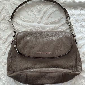 Gray Michael Kors Handbag